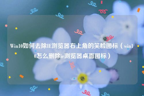 Win10如何去除IE浏览器右上角的笑脸图标(win10怎么删除ie浏览器桌面图标)