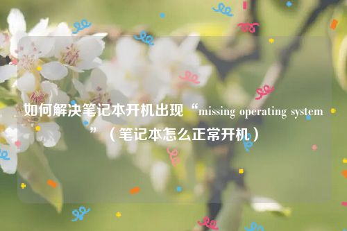 如何解决笔记本开机出现“missing operating system”(笔记本怎么正常开机)