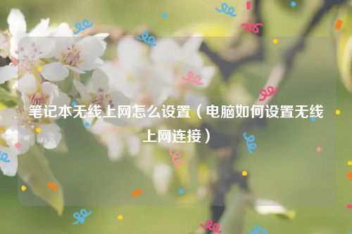 笔记本无线上网怎么设置（电脑如何设置无线上网连接）