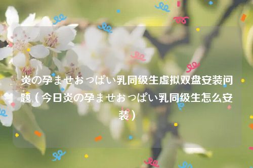 炎の孕ませおっぱい乳同级生虚拟双盘安装问题(今日炎の孕ませおっぱい乳同级生怎么安装)