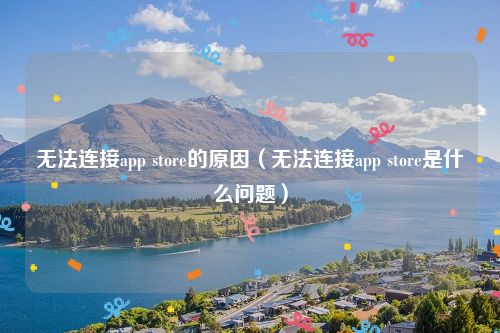 无法连接app store的原因(无法连接app store是什么问题)