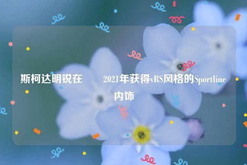 斯柯达明锐在2021年获得vRS风格的Sportline内饰